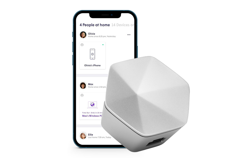 Plume Managed WiFi pod with Plume App